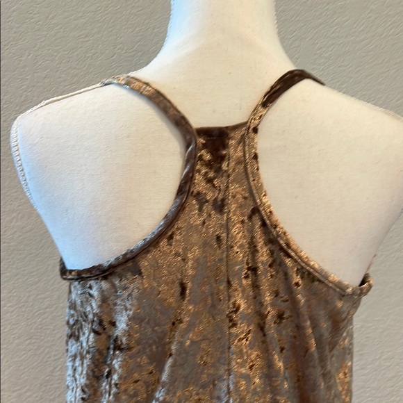 Velvet Lace Trim Cami Top - Picture 3 of 5